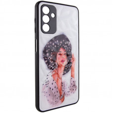 TPU+PC чохол Prisma Ladies для Samsung Galaxy A14 4G/5G - Girl in a hat