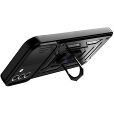 Чохол Ummi Camshield Serge Ring для Samsung Galaxy S21+ - Чорний / Black