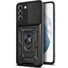 Чехол Ummi Camshield Serge Ring для Samsung Galaxy S21 FE - Черный / Black