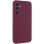 Чохол Silicone Cover Ummi Lakshmi Full Camera (AA) для Samsung Galaxy S24 FE - Бордовий / Marsala