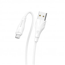 Дата кабель Borofone BX18 Optimal USB to MicroUSB (2m) - Белый