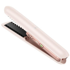 Бездротовий випрямляч для волосся Hoco HP46 Explicit with digital display - Pink