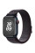 Ремінець Nylon Sport Loop для Apple Watch 42(ser.1-3)/44/45/46/49mm Black / Blue - фото