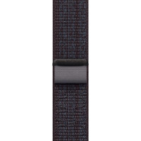 Ремінець Nylon Sport Loop для Apple Watch 42(ser.1-3)/44/45/46/49mm Black / Blue
