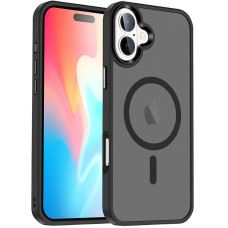 Чехол Ummi Colorful with MagSafe для Apple iPhone 16 (6.1) - Черный / Black