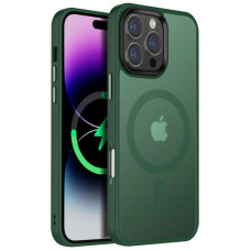 Чохол Ummi Colorful with MagSafe для Apple iPhone 16 Pro Max (6.9) - Зелений / Dark Green