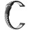 Силіконовий ремінець Active Air для Smart Watch 20mm Black / White