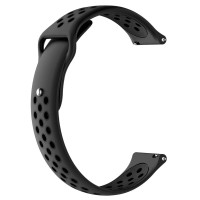 Силиконовый ремешок Active Air для Smart Watch 20mm Carbon Black / Black