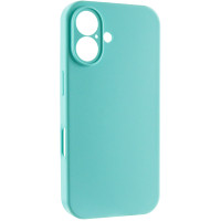 Чохол Silicone Case із захистом камери NO LOGO для Apple iPhone 16 (6.1) - Бірюзовий / Marine Green