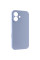 Чохол Silicone Case із захистом камери NO LOGO для Apple iPhone 16 (6.1) - Блакитний / Lilac Blue - фото