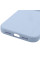 Чохол Silicone Case із захистом камери NO LOGO для Apple iPhone 16 (6.1) - Блакитний / Lilac Blue - фото