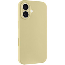 Чохол Silicone Case із захистом камери NO LOGO для Apple iPhone 16 (6.1) - Жовтий / Mellow Yellow