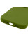 Чохол Silicone Case із захистом камери NO LOGO для Apple iPhone 16 (6.1) - Зелений / Dark Olive - фото