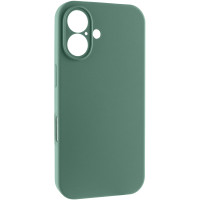 Чохол Silicone Case із захистом камери NO LOGO для Apple iPhone 16 (6.1) - Зелений / Pine green