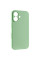 Чохол Silicone Case із захистом камери NO LOGO для Apple iPhone 16 (6.1) - Зелений / Pistachio - фото