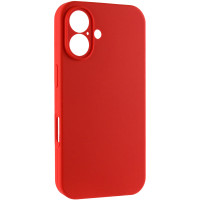 Чохол Silicone Case із захистом камери NO LOGO для Apple iPhone 16 (6.1) - Червоний / Red