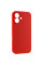 Чохол Silicone Case із захистом камери NO LOGO для Apple iPhone 16 (6.1) - Червоний / Red - фото