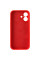 Чохол Silicone Case із захистом камери NO LOGO для Apple iPhone 16 (6.1) - Червоний / Red - фото
