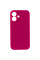 Чохол Silicone Case із захистом камери NO LOGO для Apple iPhone 16 (6.1) - Червоний / Rose Red - фото