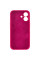 Чохол Silicone Case із захистом камери NO LOGO для Apple iPhone 16 (6.1) - Червоний / Rose Red - фото