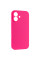 Чохол Silicone Case із захистом камери NO LOGO для Apple iPhone 16 (6.1) - Рожевий / Barbie pink - фото