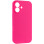 Чохол Silicone Case із захистом камери NO LOGO для Apple iPhone 16 (6.1) - Рожевий / Barbie pink