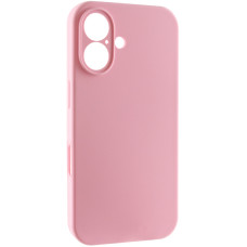 Чохол Silicone Case із захистом камери NO LOGO для Apple iPhone 16 (6.1) - Рожевий / Light pink
