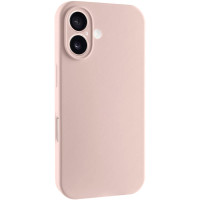 Чохол Silicone Case із захистом камери NO LOGO для Apple iPhone 16 (6.1) - Рожевий / Pink Sand