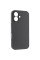 Чохол Silicone Case із захистом камери NO LOGO для Apple iPhone 16 (6.1) - Сірий / Dark Gray - фото