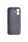Чохол Silicone Case із захистом камери NO LOGO для Apple iPhone 16 (6.1) - Сірий / Lavender Gray - фото