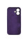 Чохол Silicone Case із захистом камери NO LOGO для Apple iPhone 16 (6.1) - Фіолетовий / Elderberry - фото