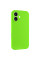 Чохол Silicone Case із захистом камери NO LOGO для Apple iPhone 16 (6.1) - Кислотно-зелений / Acid Green - фото