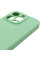 Чохол Silicone Case із захистом камери NO LOGO для Apple iPhone 16 Pro (6.3) - Зелений / Pistachio - фото