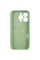 Чохол Silicone Case із захистом камери NO LOGO для Apple iPhone 16 Pro (6.3) - Зелений / Pistachio - фото