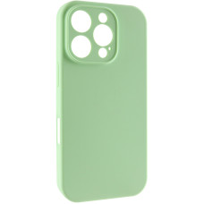 Чохол Silicone Case із захистом камери NO LOGO для Apple iPhone 16 Pro (6.3) - Зелений / Pistachio