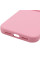 Чехол Silicone Case с защитой камеры NO LOGO для Apple iPhone 16 Pro (6.3) - Розовый / Light pink - фото