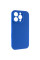 Чехол Silicone Case с защитой камеры NO LOGO для Apple iPhone 16 Pro (6.3) - Синий / Capri Blue - фото