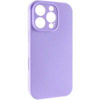 Чохол Silicone Case із захистом камери NO LOGO для Apple iPhone 16 Pro (6.3) - Бузковий / Dasheen