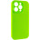 Чехол Silicone Case с защитой камеры NO LOGO для Apple iPhone 16 Pro (6.3) - Кислотно-зеленый / Acid Green