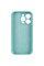 Чехол Silicone Case с защитой камеры NO LOGO для Apple iPhone 16 Pro Max (6.9) - Бирюзовый / Marine Green - фото