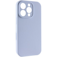 Чехол Silicone Case с защитой камеры NO LOGO для Apple iPhone 16 Pro Max (6.9) - Голубой / Lilac Blue