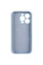 Чехол Silicone Case с защитой камеры NO LOGO для Apple iPhone 16 Pro Max (6.9) - Голубой / Sweet Blue - фото