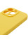 Чехол Silicone Case с защитой камеры NO LOGO для Apple iPhone 16 Pro Max (6.9) - Желтый / Yellow - фото