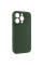 Чехол Silicone Case с защитой камеры NO LOGO для Apple iPhone 16 Pro Max (6.9) - Зеленый / Cyprus Green - фото