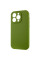 Чехол Silicone Case с защитой камеры NO LOGO для Apple iPhone 16 Pro Max (6.9) - Зеленый / Dark Olive - фото