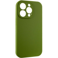 Чохол Silicone Case із захистом камери NO LOGO для Apple iPhone 16 Pro Max (6.9) - Зелений / Dark Olive