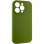 Чехол Silicone Case с защитой камеры NO LOGO для Apple iPhone 16 Pro Max (6.9) - Зеленый / Dark Olive