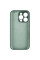 Чехол Silicone Case с защитой камеры NO LOGO для Apple iPhone 16 Pro Max (6.9) - Зеленый / Pine green - фото