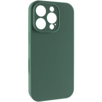 Чохол Silicone Case із захистом камери NO LOGO для Apple iPhone 16 Pro Max (6.9) - Зелений / Pine green