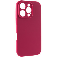 Чохол Silicone Case із захистом камери NO LOGO для Apple iPhone 16 Pro Max (6.9) - Червоний / Rose Red